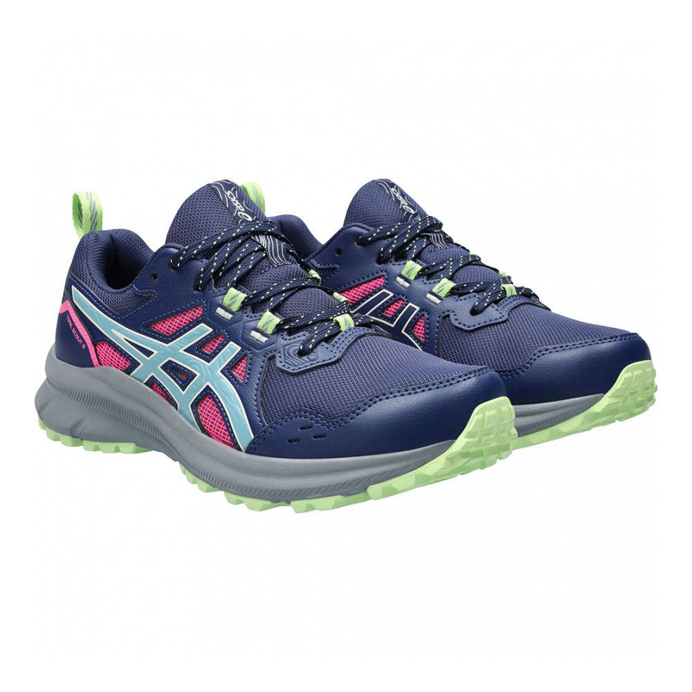 Asics TRAIL SCOUT 3 - Chaussures trail Femme deep ocean/gris blue