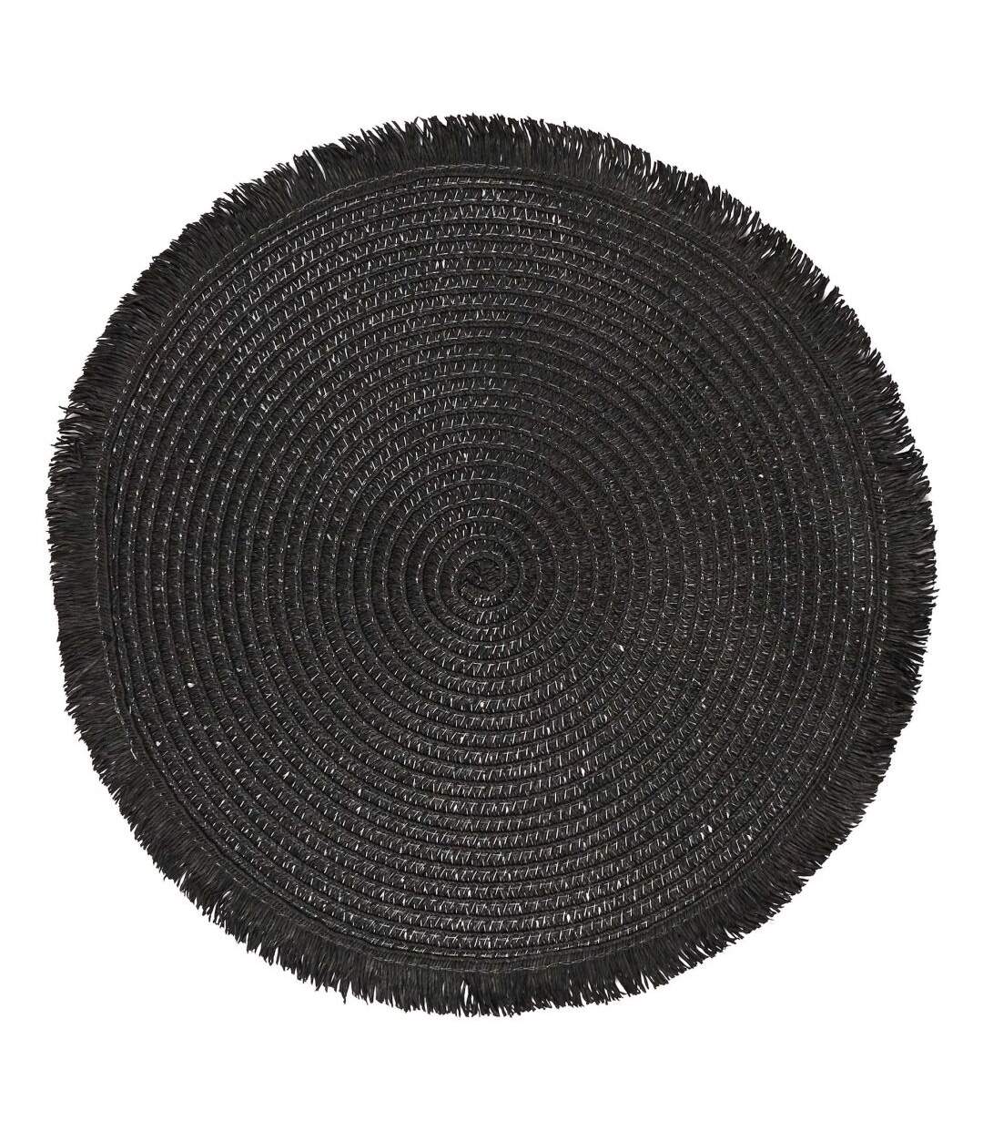 Set de table rond avec franges 38 cm