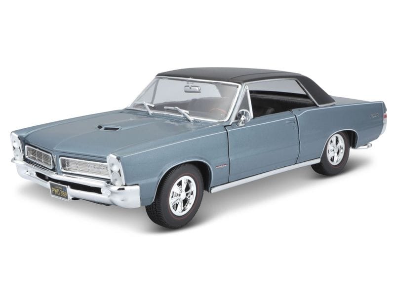 Maisto Pontiac GTO Hurst Edition 1965 1:18, Blau Sammlermodell im Massstab 1:18