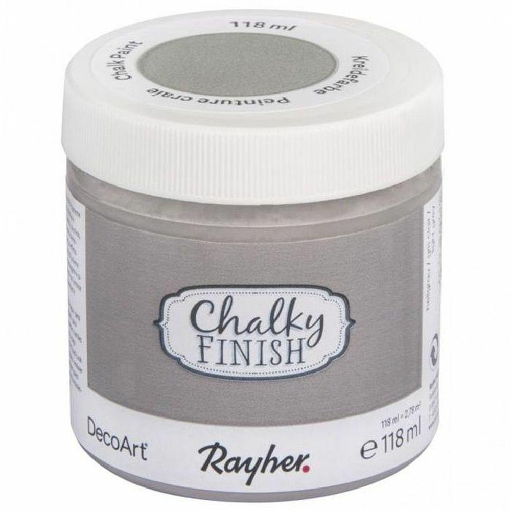 Peinture craie chalky finish 354 ml - gris clair