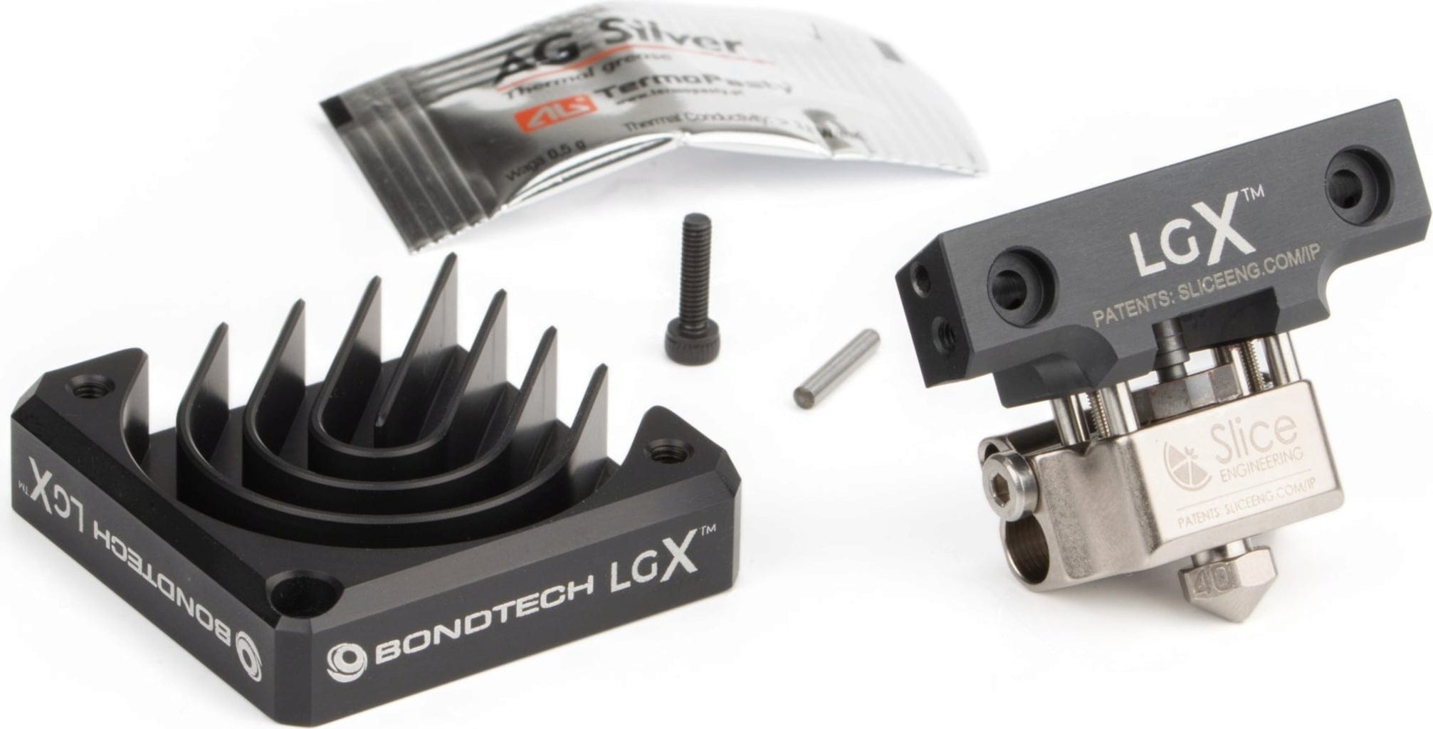 Bondtech  LGX Shortcut Mosquito Hotend    Für die Verarbeitung von weichen und flexiblen Materialien