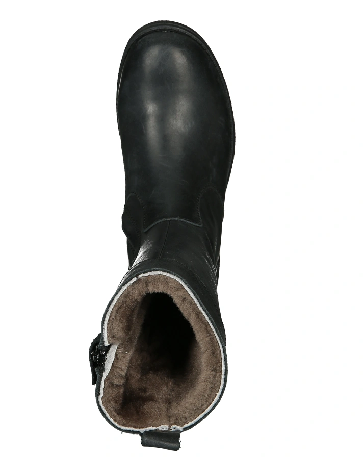 Winterstiefel BEATE LAMB gefüttert in schwarz
