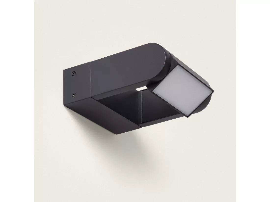 Applique Murale LED 6W Aluminumo Bakulo Noire Noir