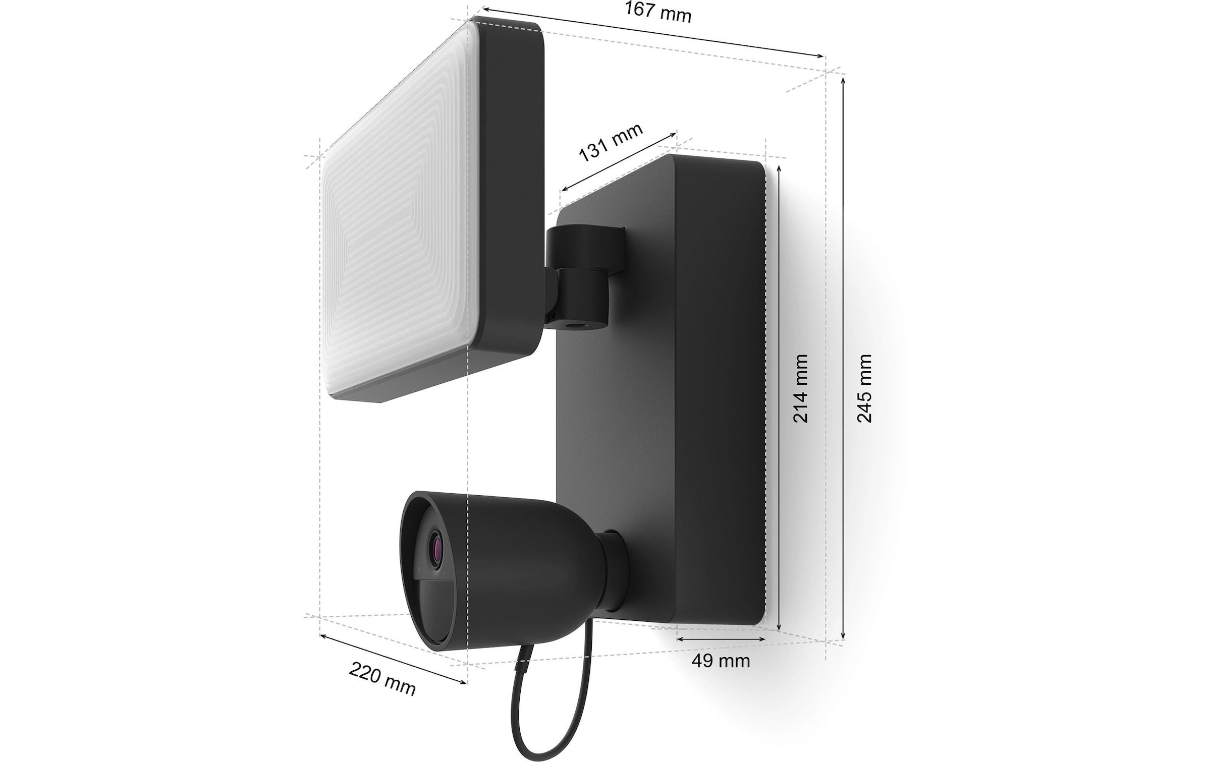 Philips Hue IP-Überwachungskamera »Secure Flutlichtkamera« , inkl. Anwesenheitssimulation
