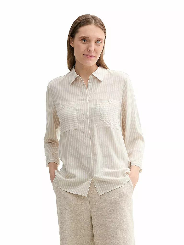 TOM TAILOR Bluse beige