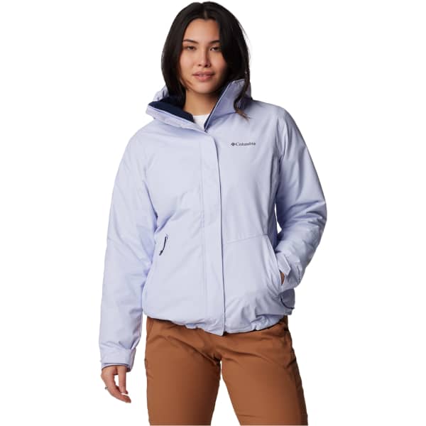 Veste randonnée COLUMBIA W BUGABOO III FLEECE INTERCHANGE JACKET SNOWDRIFT/COLLEGIATE NAVY LINING