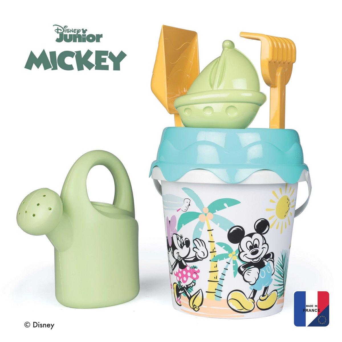 Seau garni Smoby Green - Mickey et Minnie Tropical