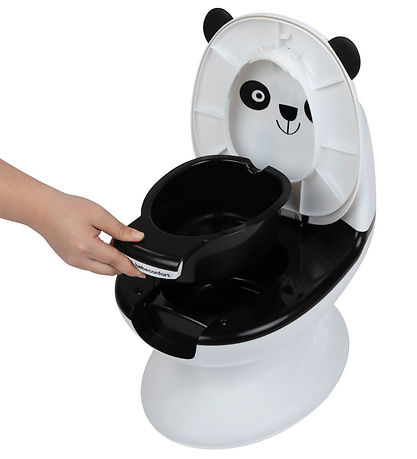 Bebeconfort Toilette - Mini - Weiß/Schwarz m. Panda
