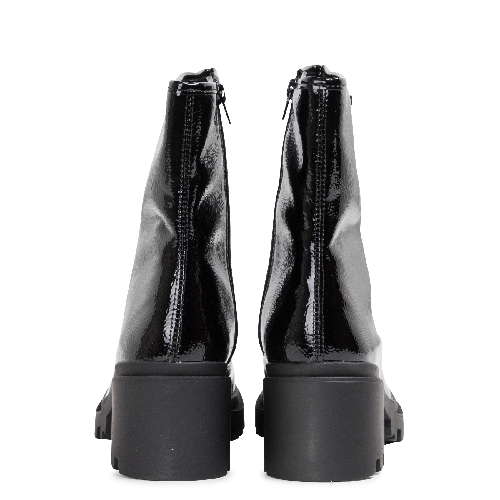 DELIZIA - Bottines vernies à talon| Noir