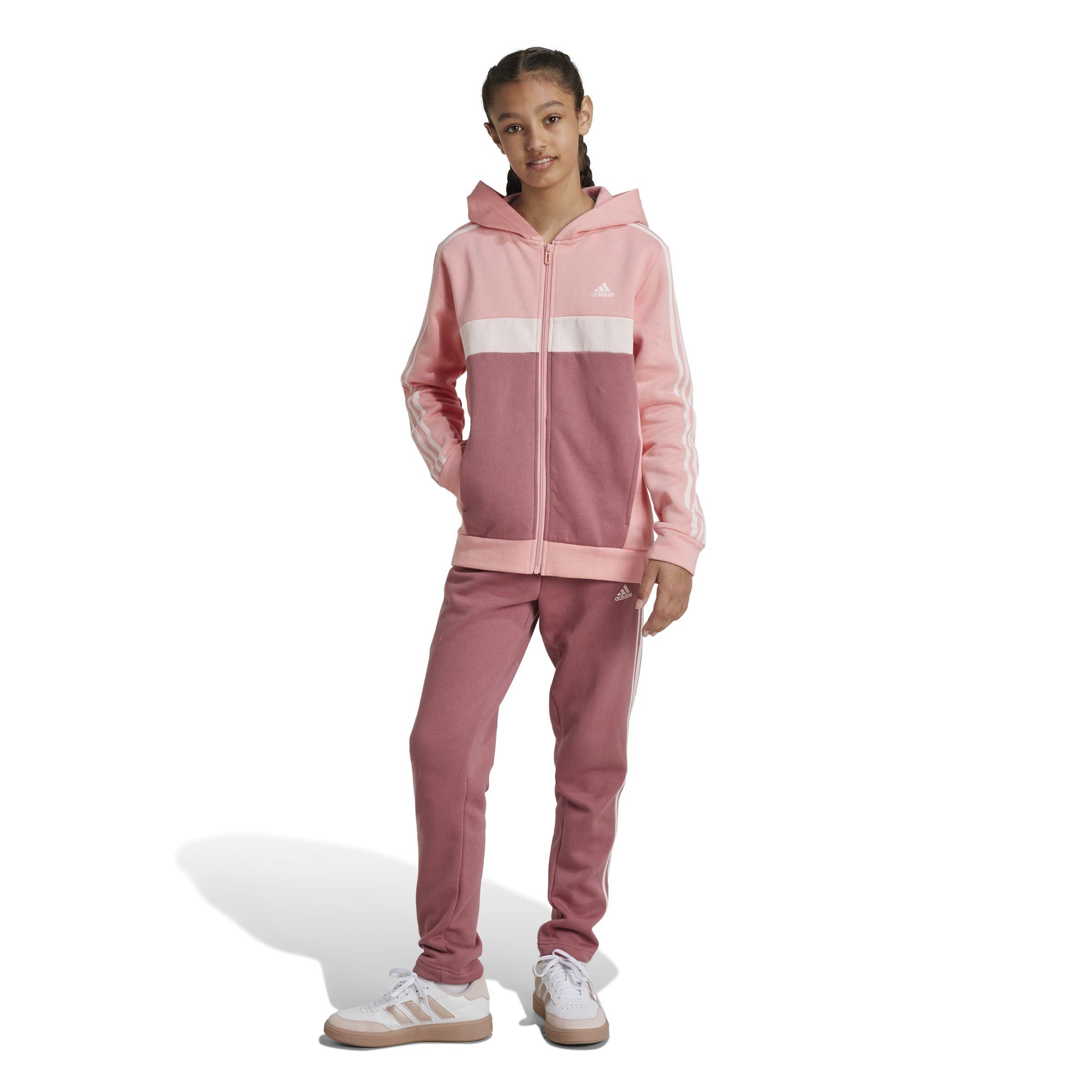 adidas 3S Tiberio Fleece Tracksuit Juniors