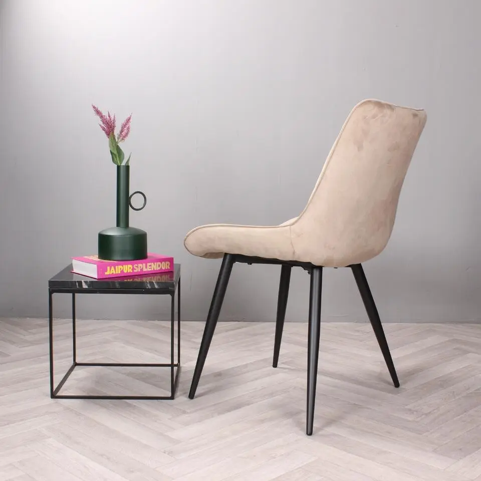DS4U - Benito 3.0 eetkamerstoel velours - champagne