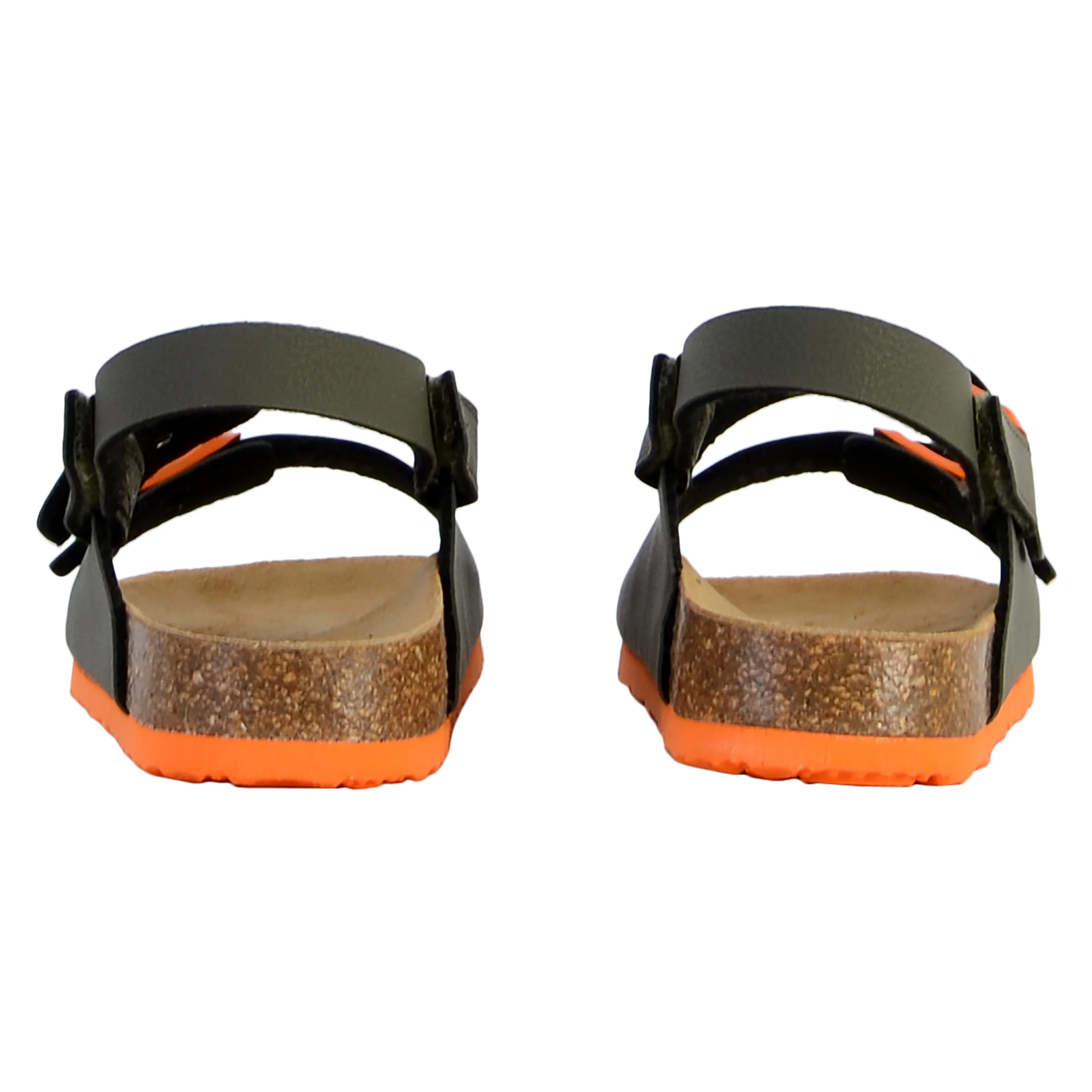 Mules cuir enfantturtle | Kaki