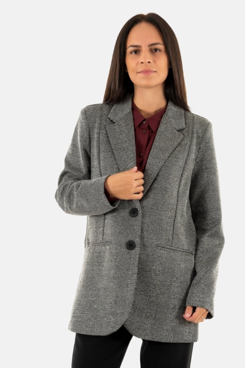 blousons et vestes ichi kate structure 194008 black