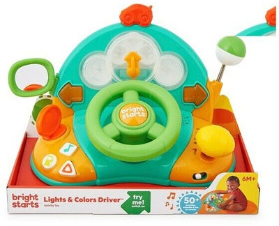 BrightStarts Lights & Colors Driver Aktivitetsleke