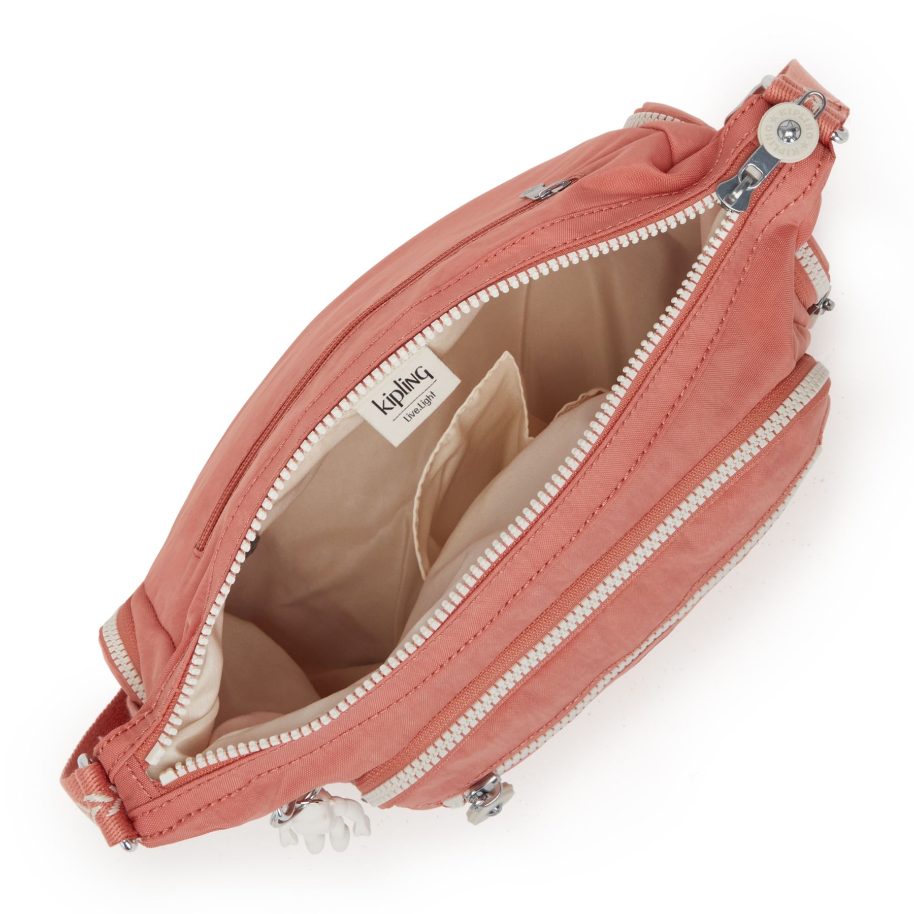 GABBIE S Petit sac bandoulière à compartiments multiples - Vintage Pink