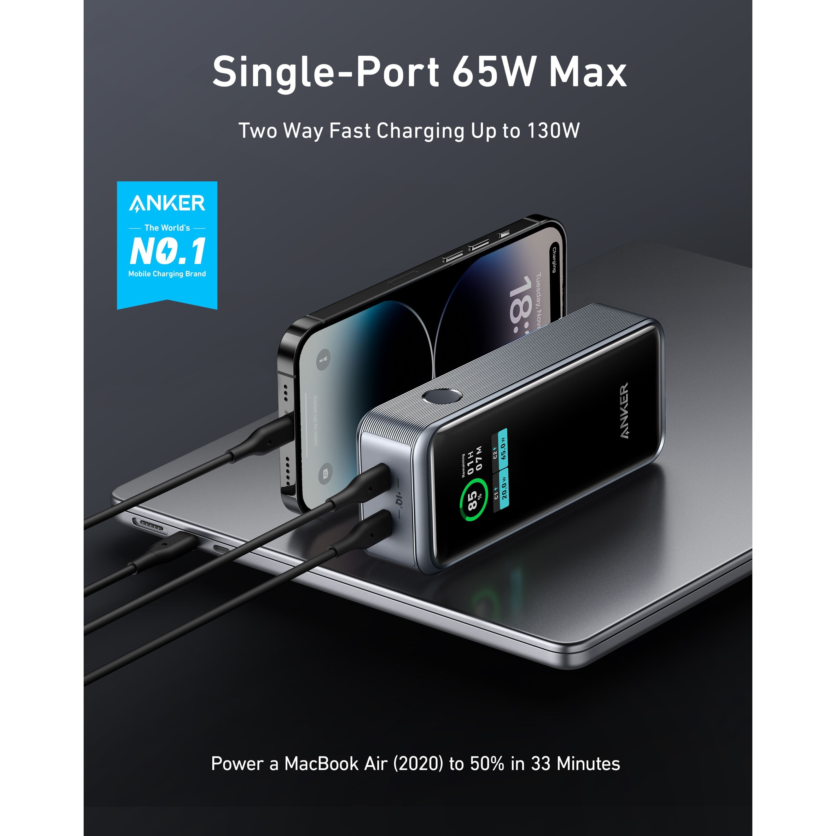 Anker Prime Powerbank 130 W PD 12 000 mAh