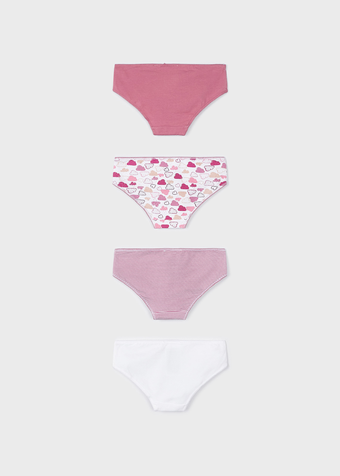 Conjunto de 4 calcinhas para meninas