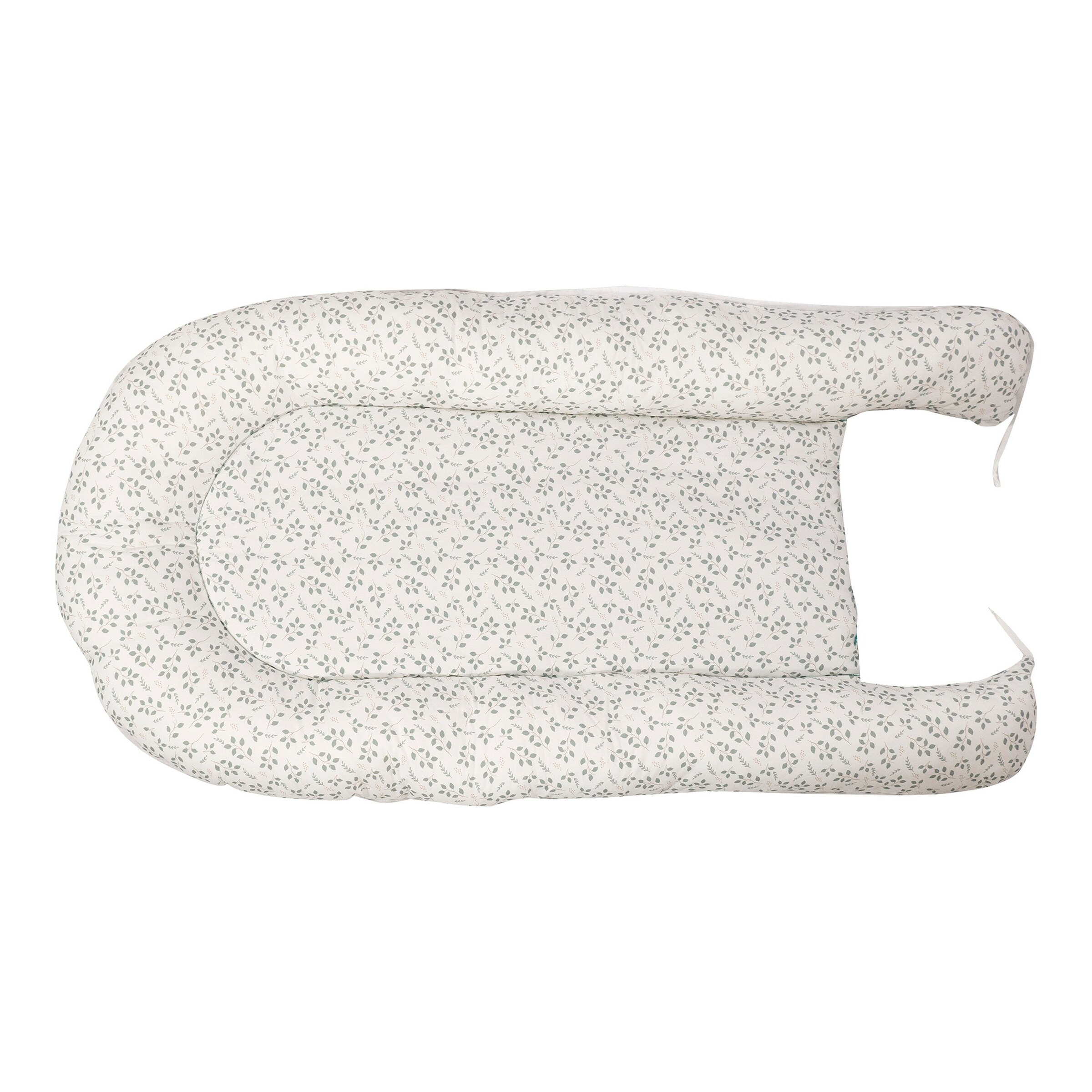 Ullenboom Kuschelnest Waffelpiqué 55x95 cm sand / Floral