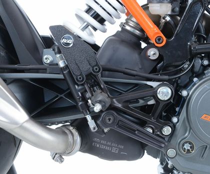 Film de protection R&G Racing platine talon noir (2 pièces)