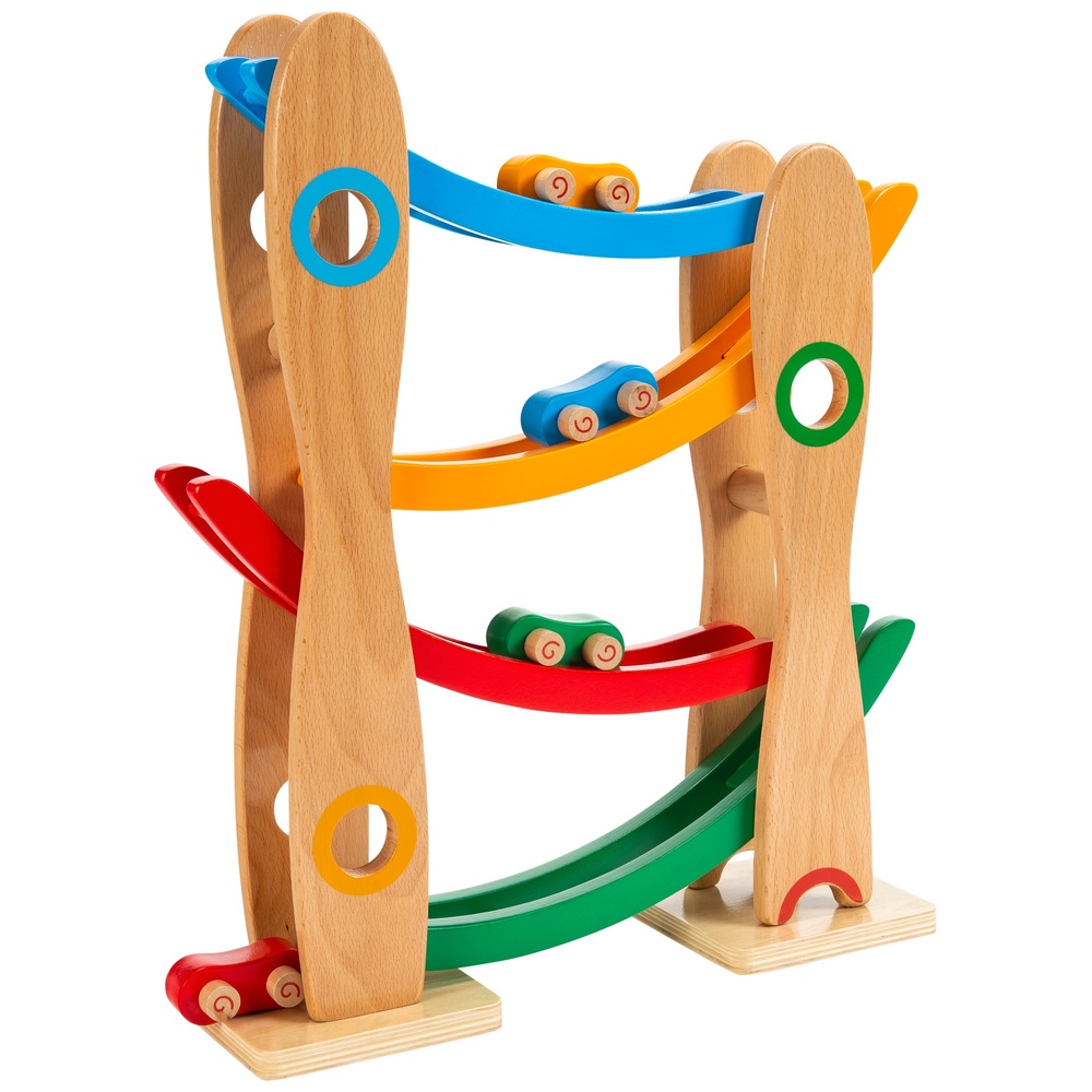 Eichhörnchen-Spielzeug-Holzauto-Rolle