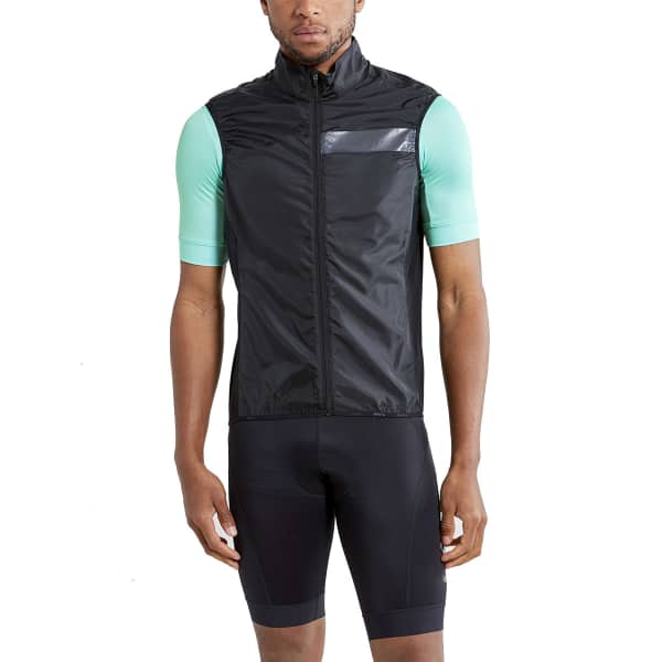 Veste vélo CRAFT ESSENCE LIGHT WIND VEST M BLACK
