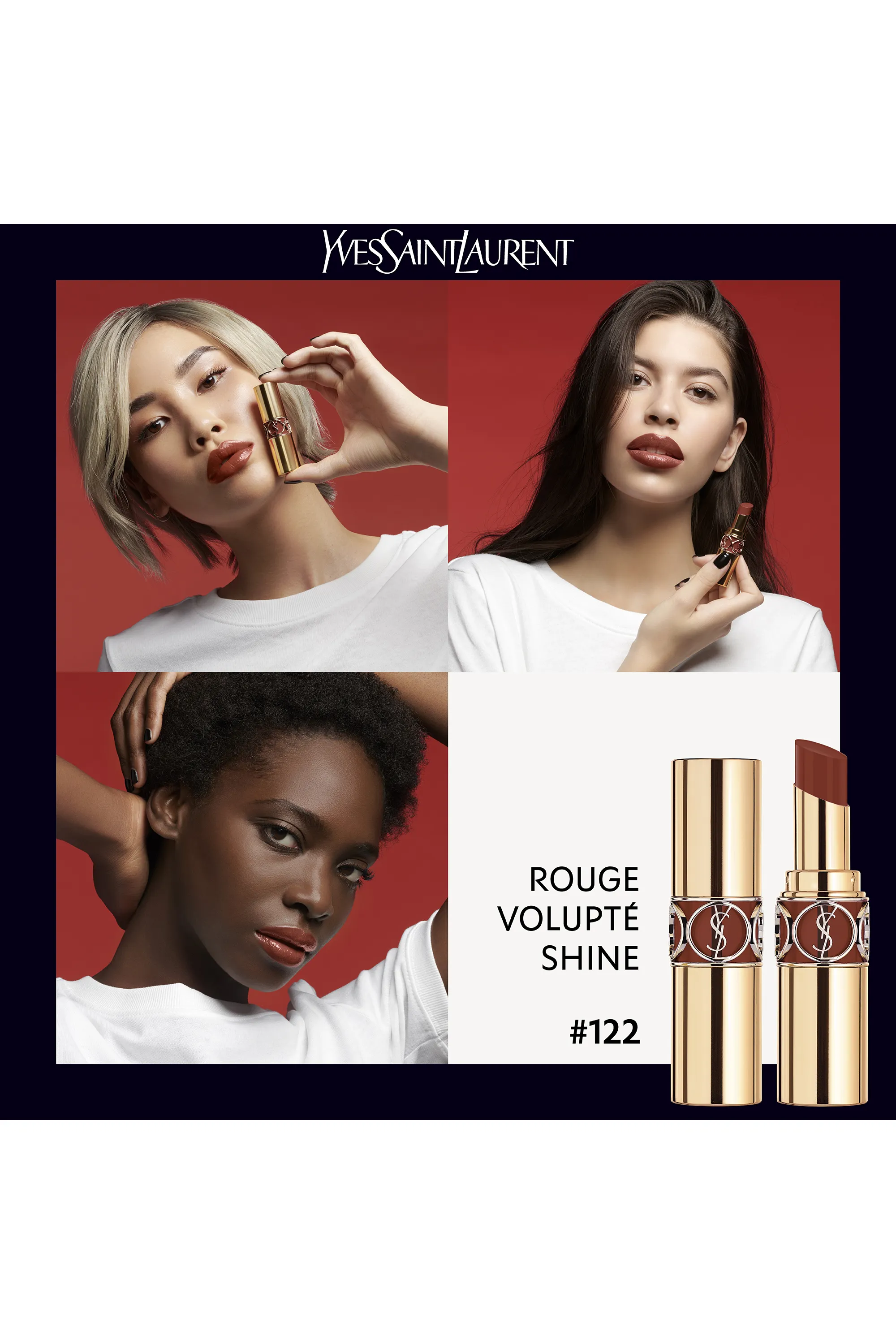 Yves Saint Laurent Rouge Volupté Shine-3.2 g