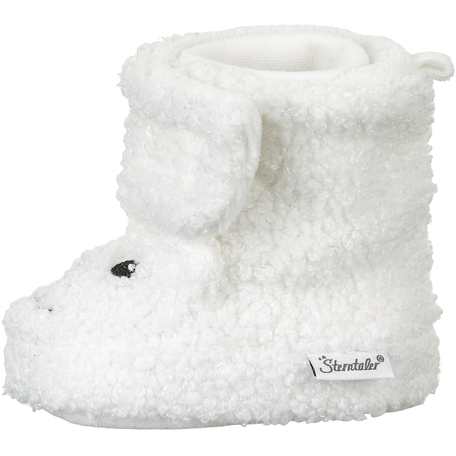 Sterntaler Babyschuh Eisbär ecru