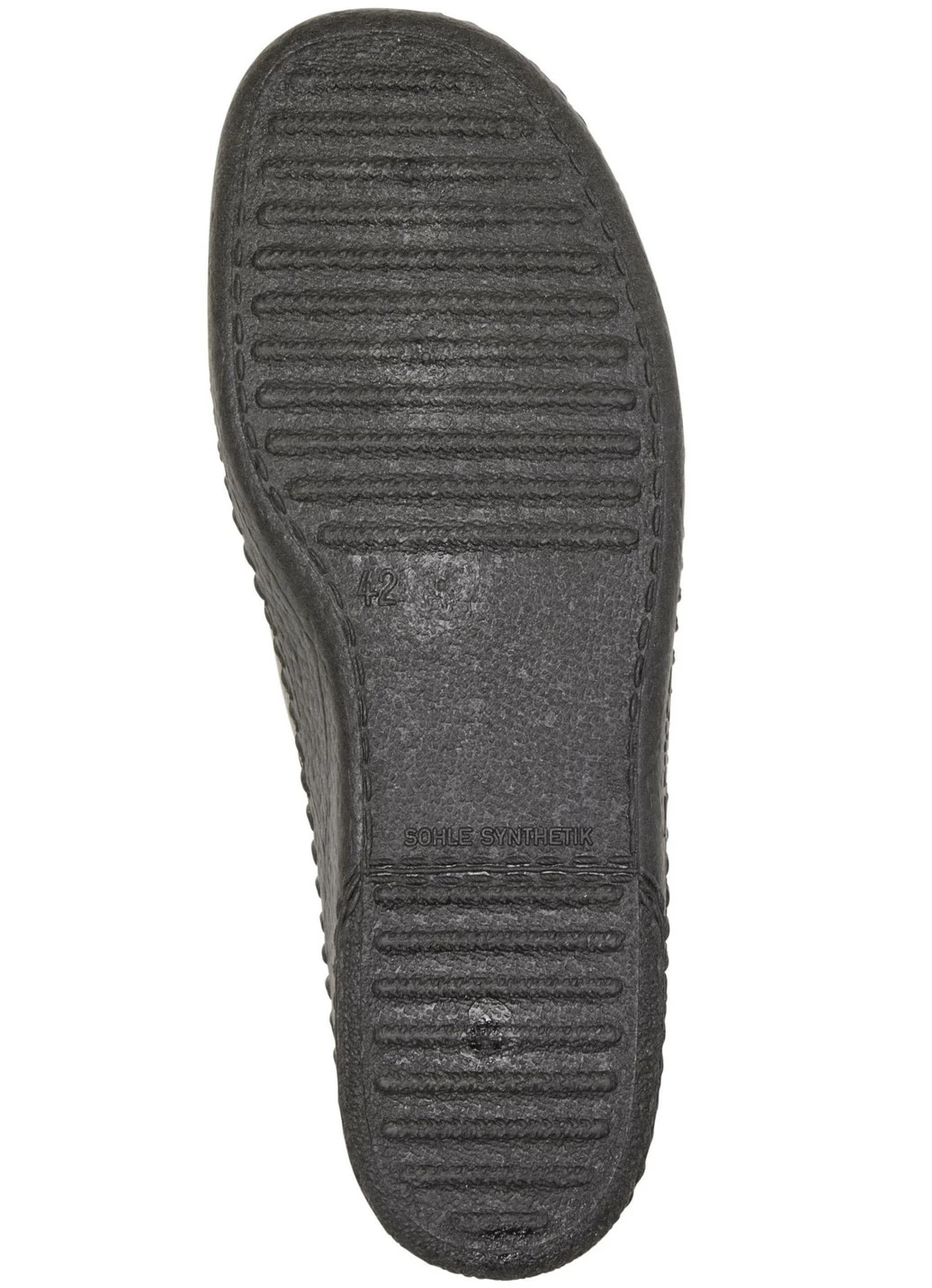 Pantolette mit Ziernähten