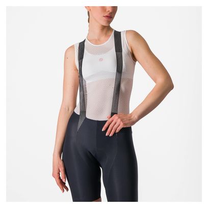 Maillot de Corps Sans Manches Femme Castelli Pro Mesh Blanc