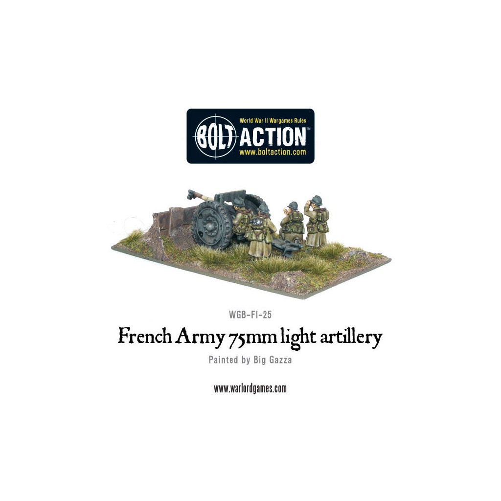 Bolt Action - French - 75mm Light Artillery