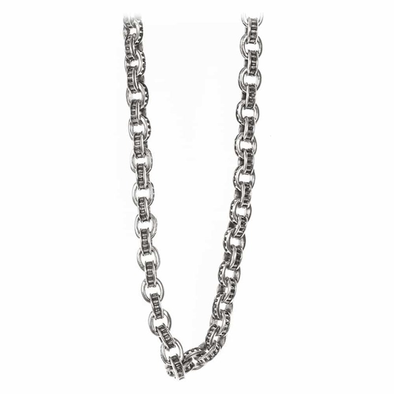 Chaine Homme Rock Massive Big Fantaisie Argent