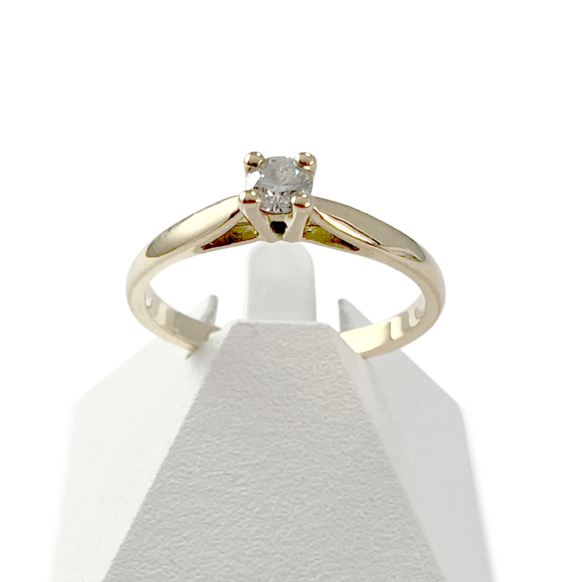 Bague d'occasion or 750 jaune diamant