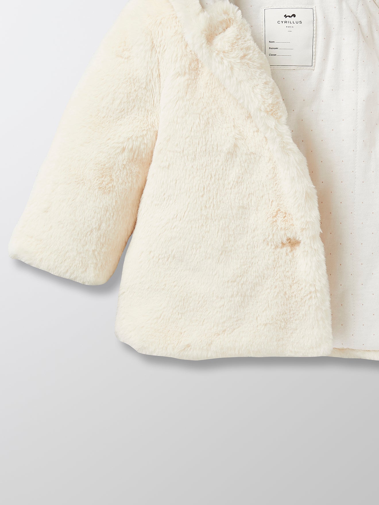 Manteau moumoute Bébé