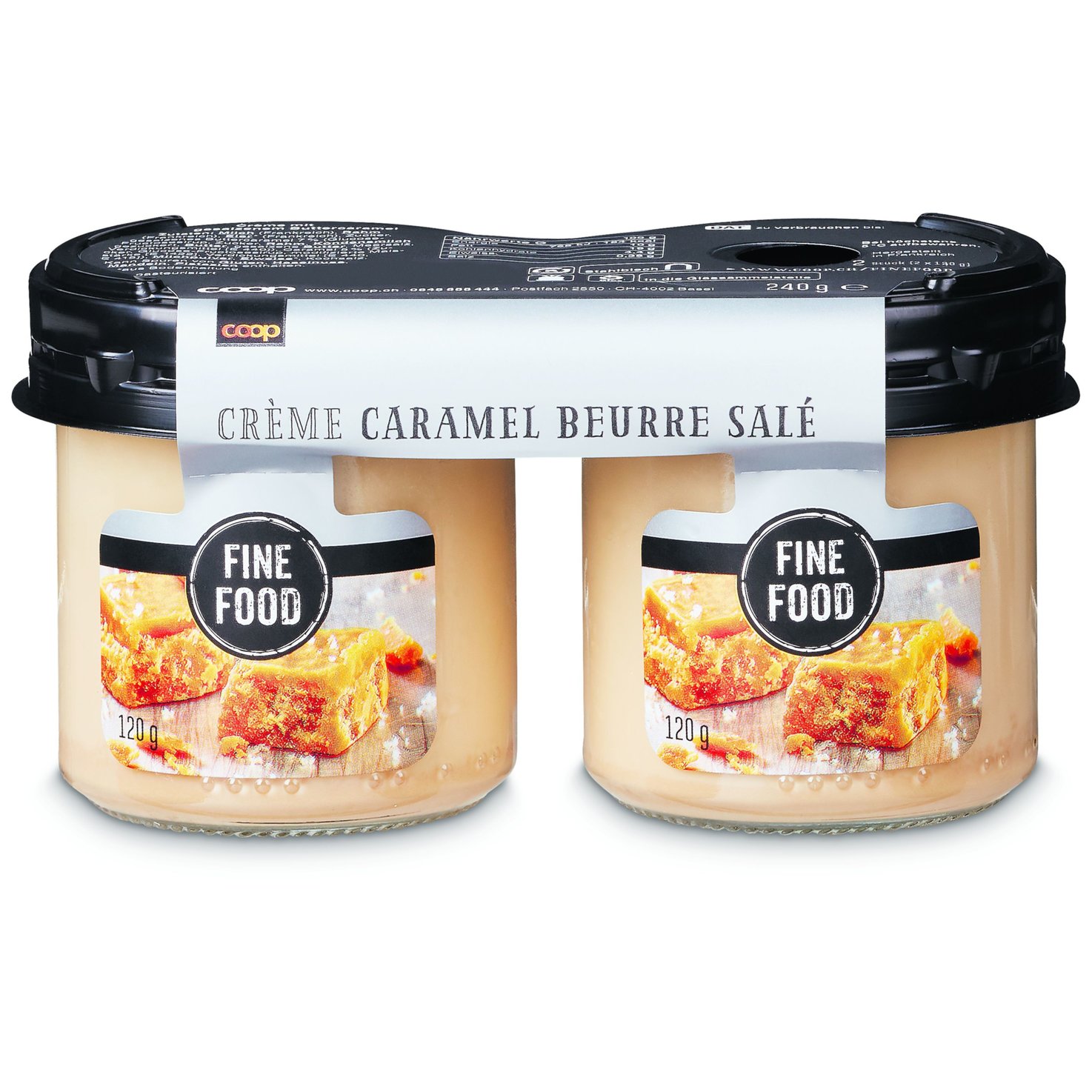 Fine Food Crème Caramel Beurre Salé 2x120g