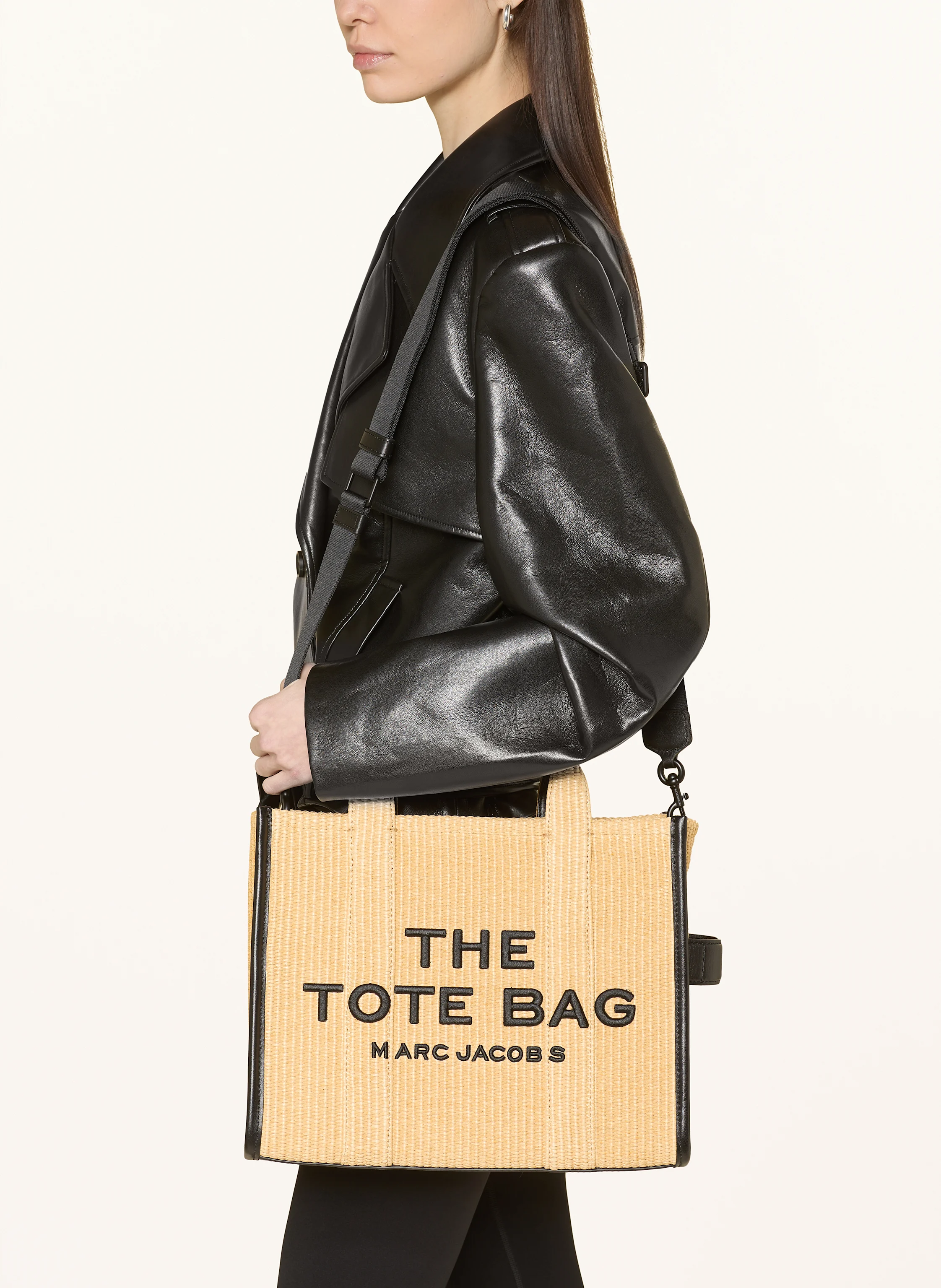 MARC JACOBS Shopper THE MEDIUM WOVEN TOTE