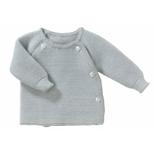Brassière maille gris naissance - BEBE9 CREATION