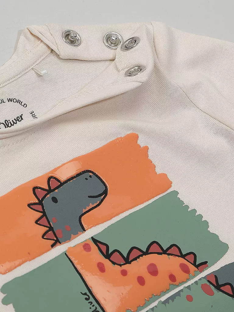 S.OLIVER Baby Langarmshirt weiss