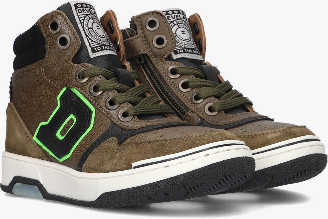 DEVELAB groene develab hoge sneaker 44305