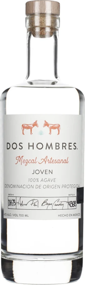 DOS HOMBRES MEZCAL JOVEN 70CL