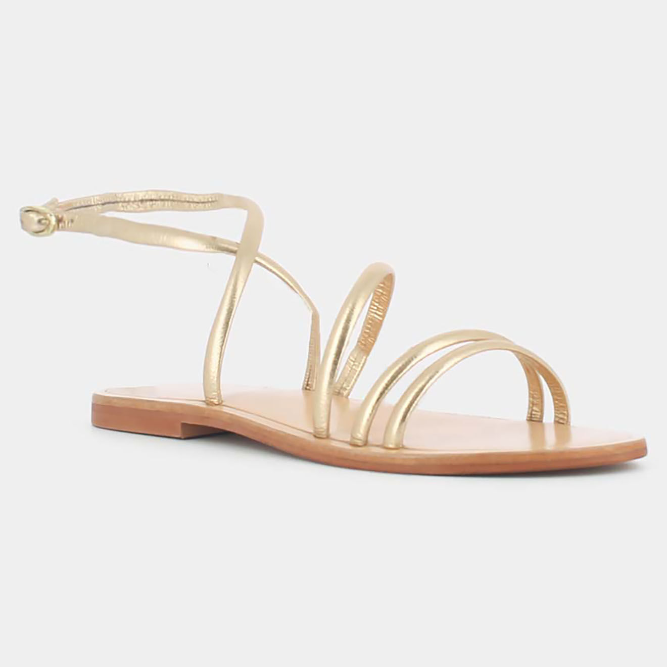 Jonak Sandales en Cuir Apolline platine
