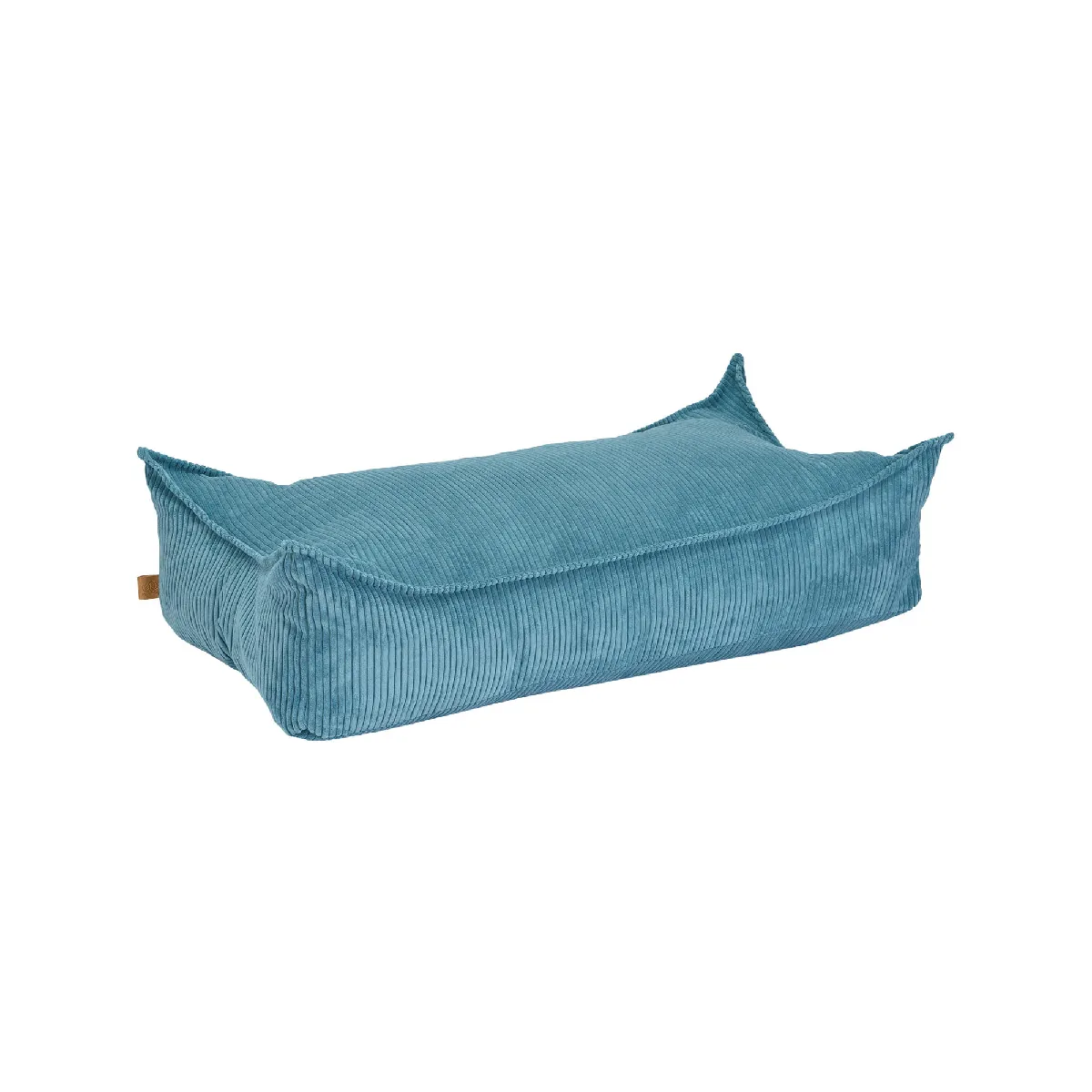 MeowBaby Pouf Rectangulaire Aesthetic - Bleu