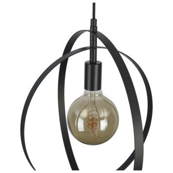 Hanglamp Thijs zwart Ø42cm