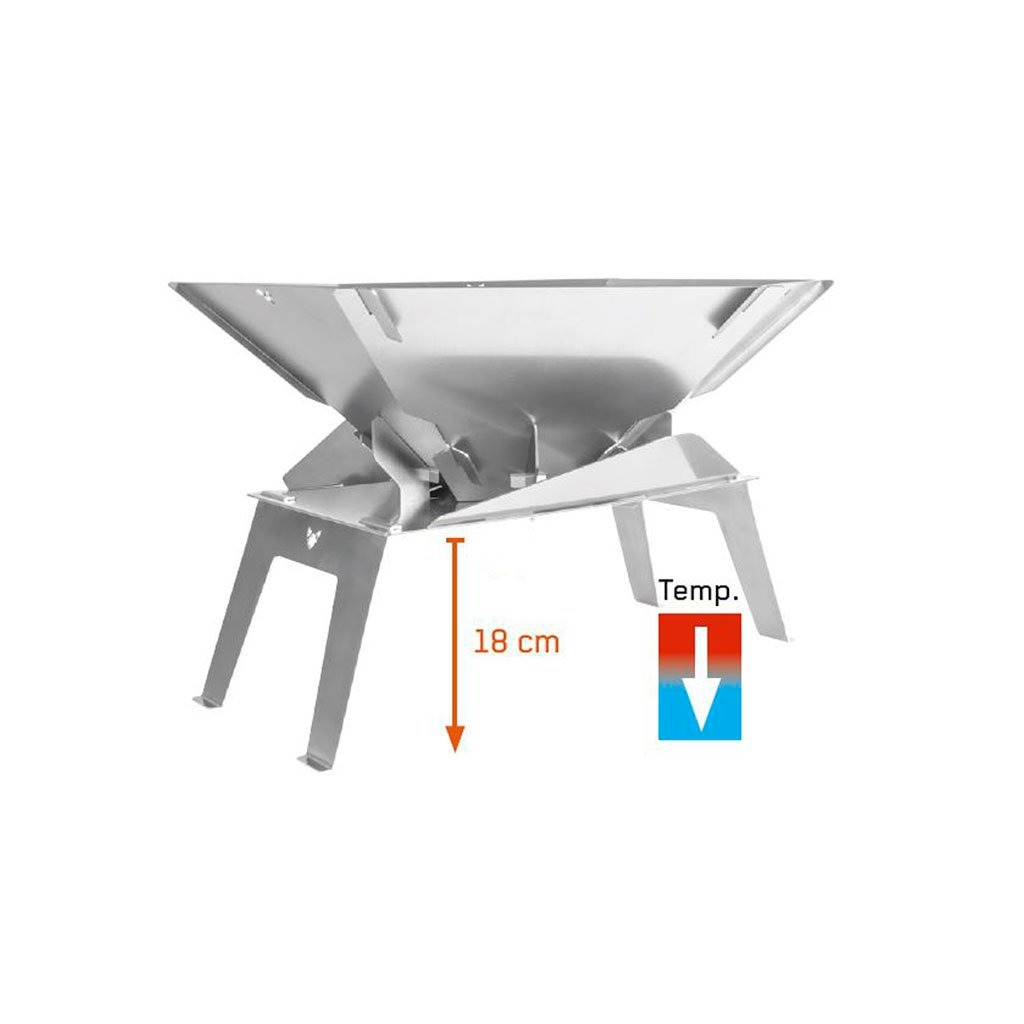 Fennek Hexagon Stand Up Standfuß und Hitzeschutz