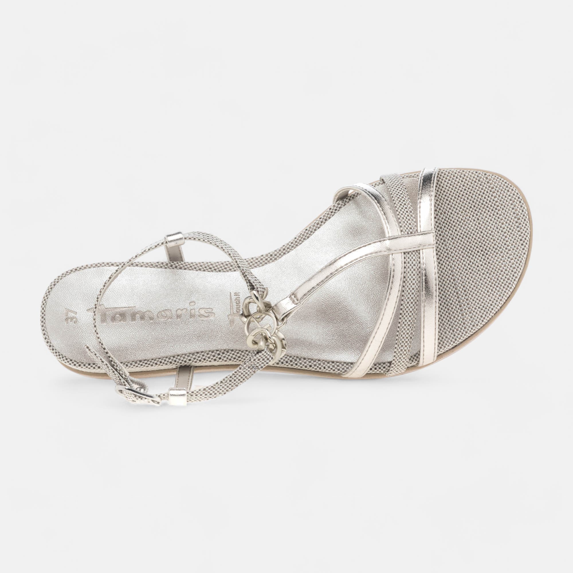 Nu-pieds Femme argent