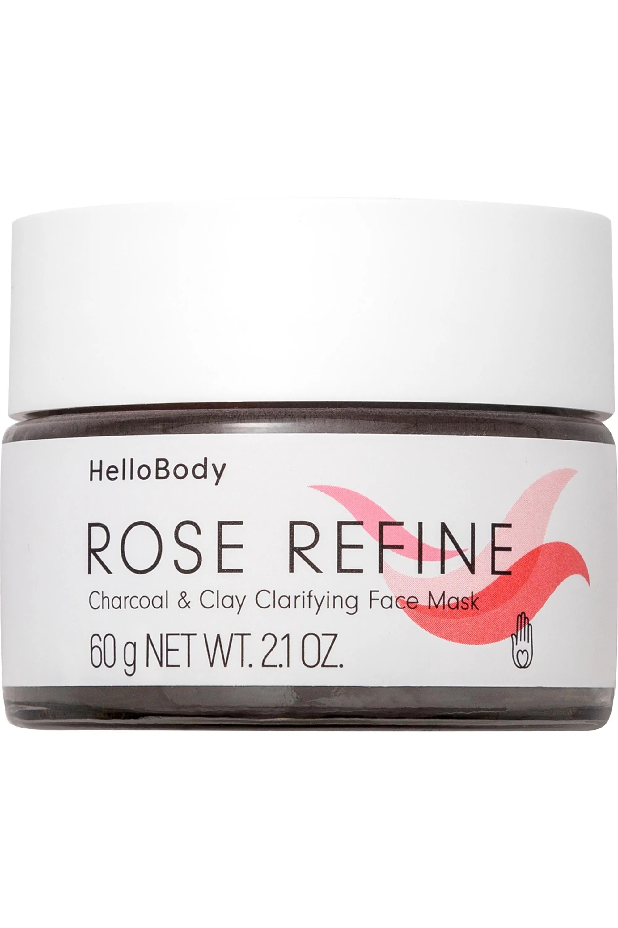 HelloBody Masque nettoyant visage Rose Refine-60 g
