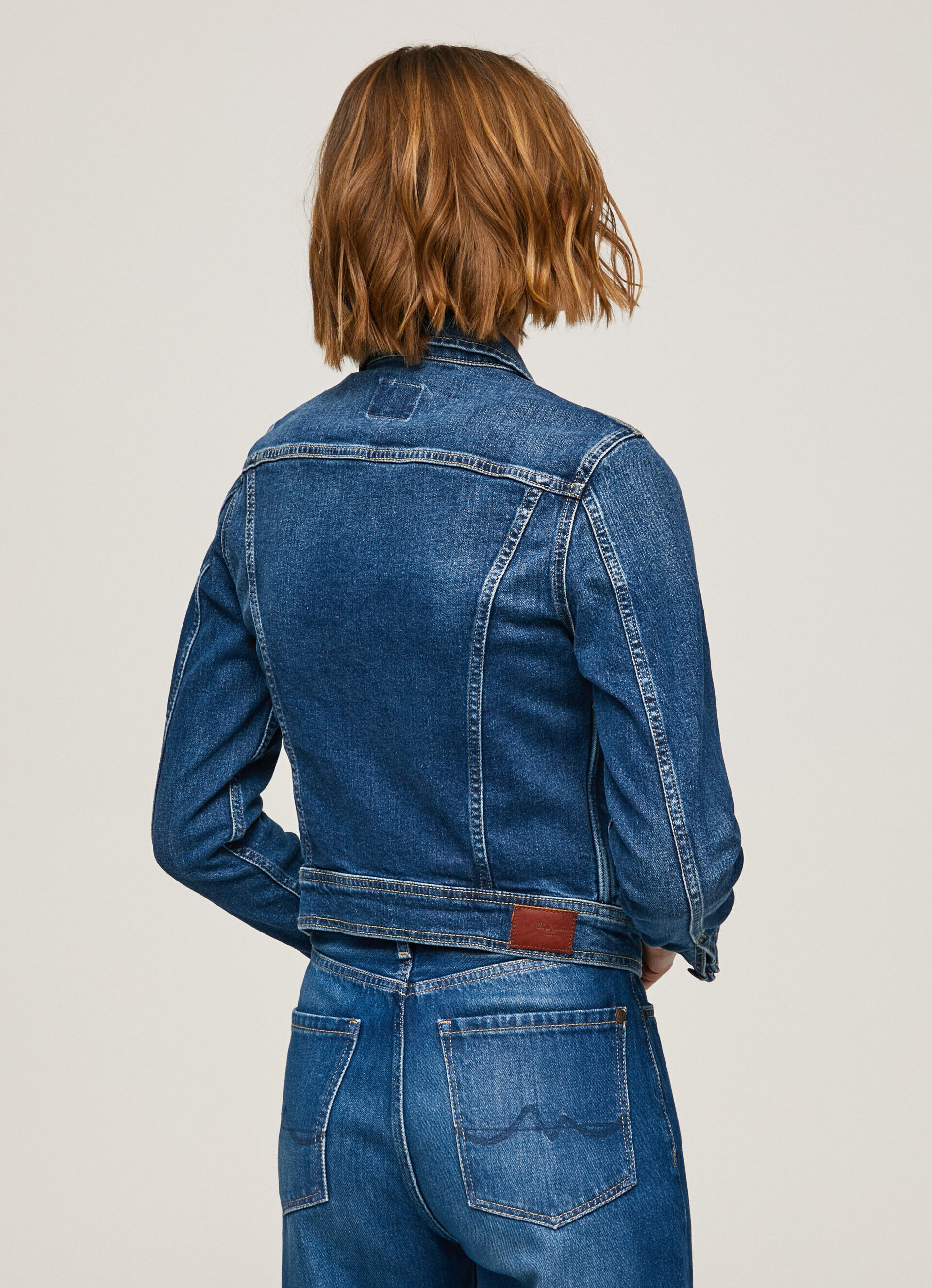 JAQUETA JEANS DE CORTE REGULAR - jeans