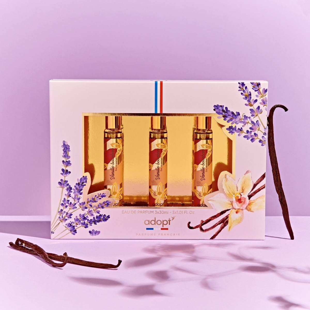 Trio Vanille - COFFRET 3 EAUX DE PARFUMS VANILLE BOURBON 30 ML