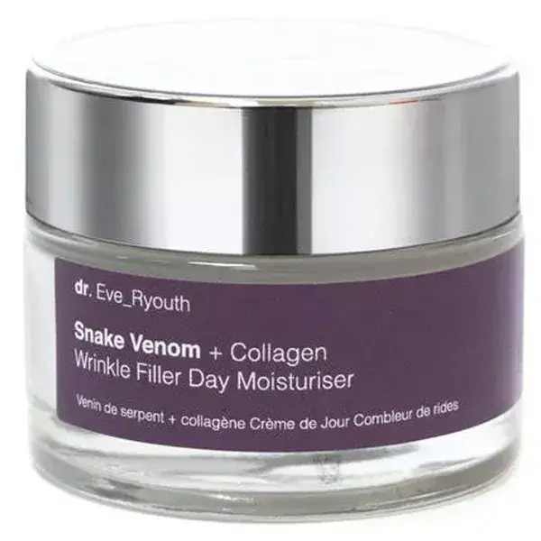 Hidratante diurno antirrugas Dr. Eve Ryuth com veneno de cobra e colágeno 50ml
