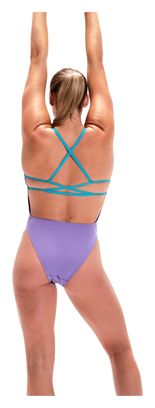 Maillot de Bain 1 Pièce Speedo Eco  Solid Lattice Back Violet