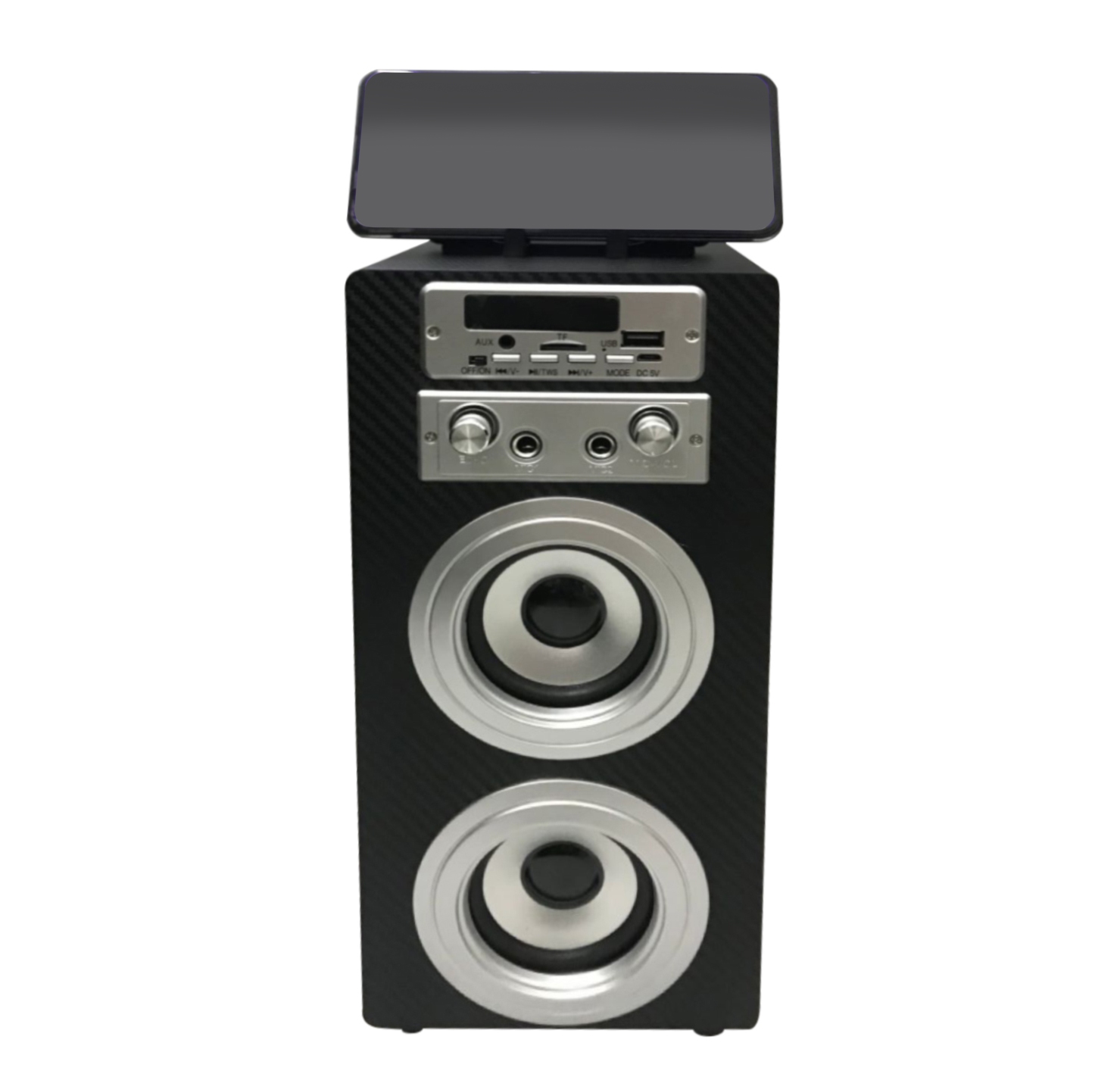 Bluetooth Lautsprecher kabellos 2 x 5 W schwarz